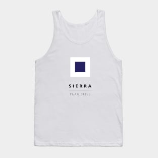 Sierra: ICS Flag Semaphore Tank Top